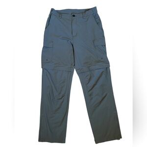 World Wide Sportsman Men's Gray Convertible Cargo Pants 33x30